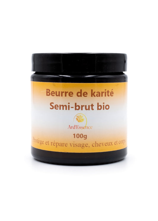 beurre de karité semi-brut bio